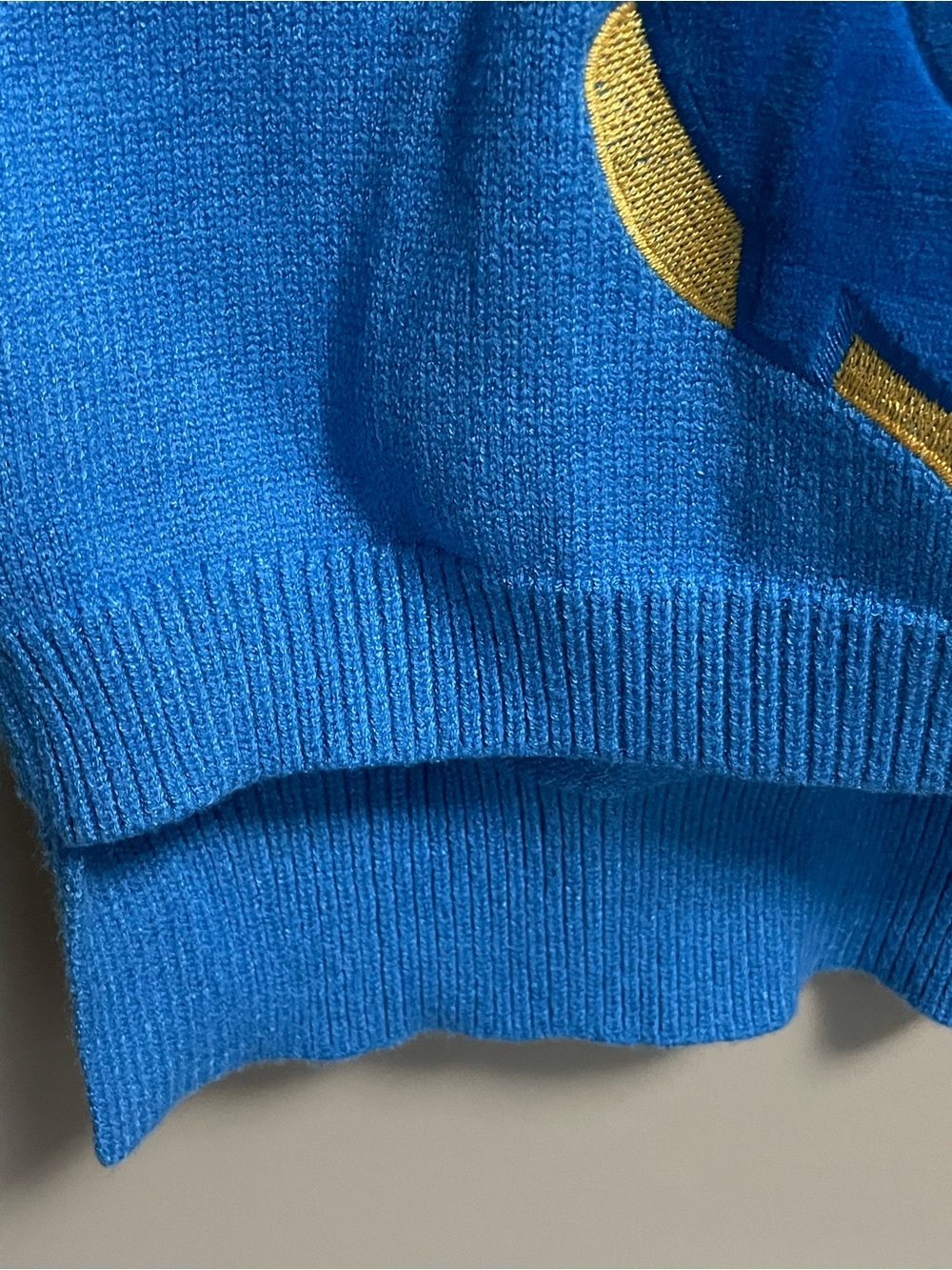 Disney Scrooge Monobrend Blue Turtleneck Sweater Oversized Women’s Medium - Picture 6 of 14